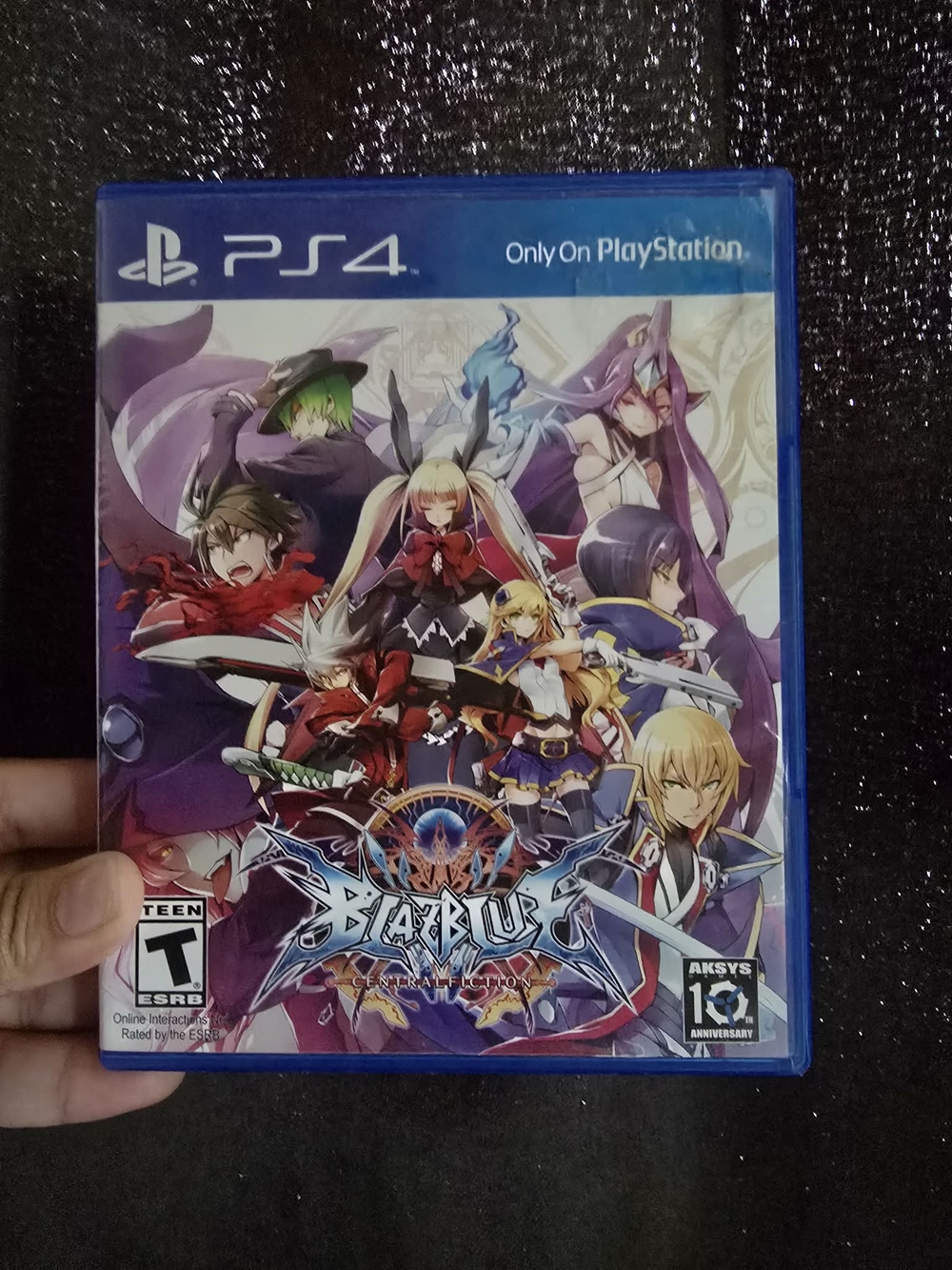 Sony PS4 BlazBlue Central Fiction – Purple & Blue Artwork